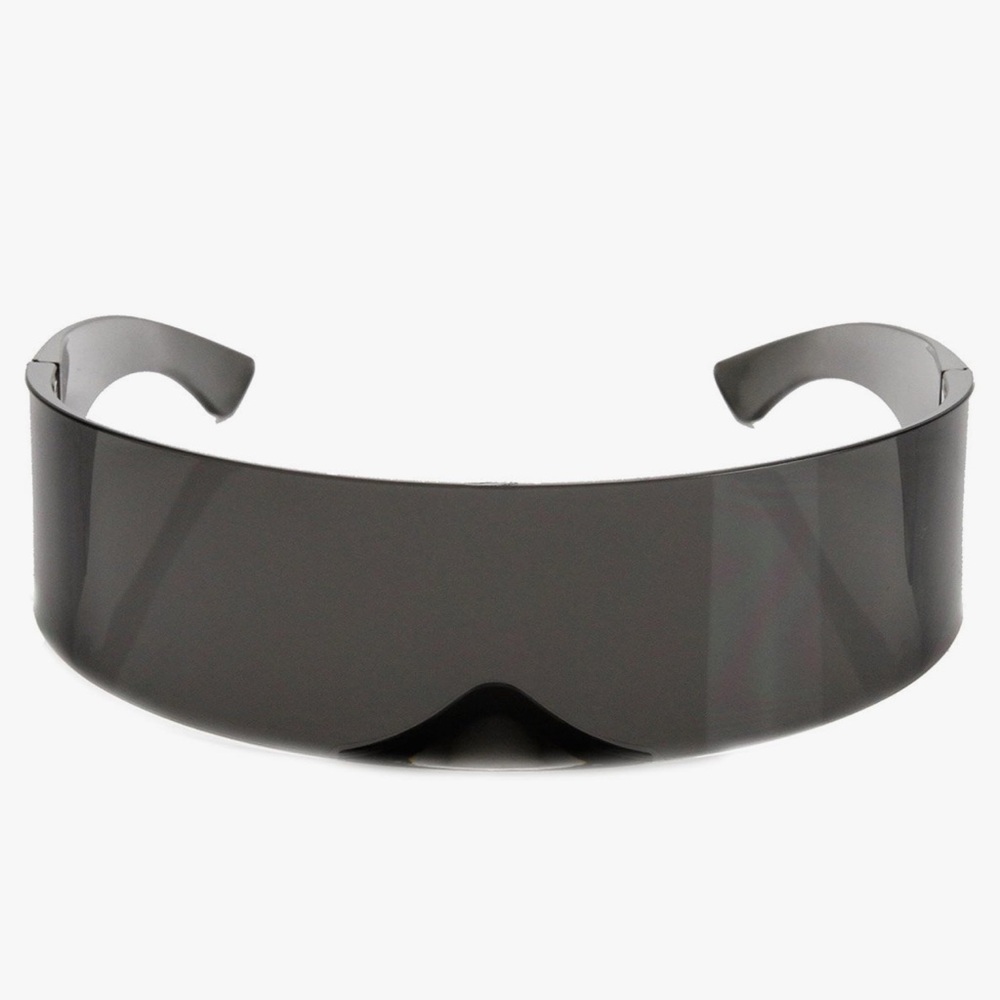 80’s Rave Futuristic Visor Sunglasses Cyberpunk Unisex Punk Black Festival Goth
